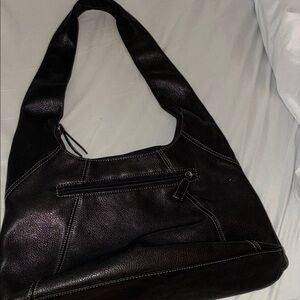 Tignanello Black Leather Bag